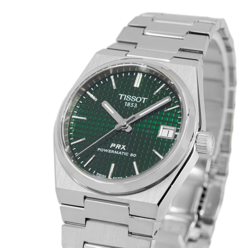 Tissot T137.207.11.091.00 PRX 35 Powermatic 80-Green Dial - Image 10