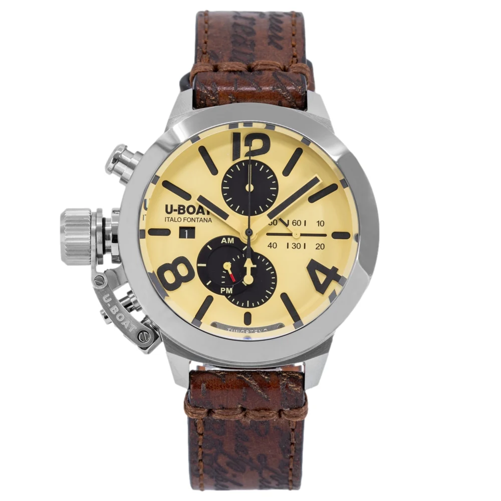 U-Boat Men's 9568 Classico 45 Tungsten Champagne Dial Auto - Image 3