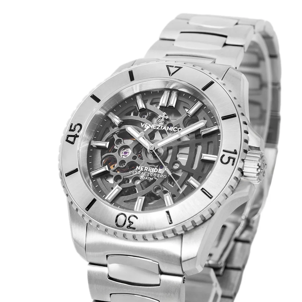 Venezianico Men's 3921508C Nereide Ultraleggero 42mm Auto - Image 10