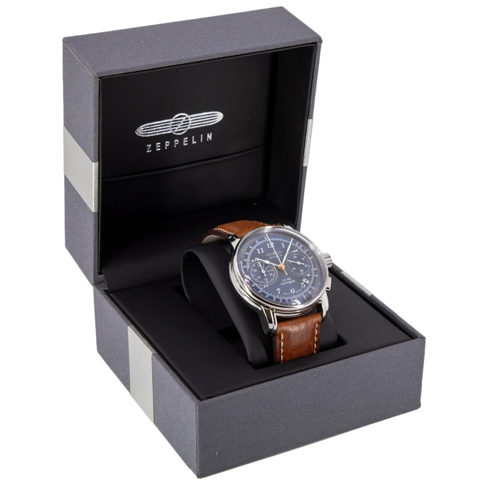 Zeppelin Men's 7614-3 LZ126 Los Angeles Quartz Chronograph - Image 9